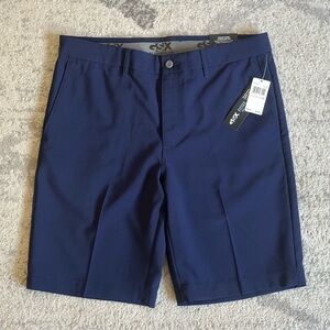 GSX by Grandslam Men’s Fitted Entallada Navy Blue Shorts NWT